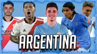 AS 10 MAIORES PROMESSAS ARGENTINAS DO MODO CARREIRA DO FIFA 21