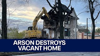 Milwaukee arson, vacant home destroyed near 18th and North | FOX6 News Milwaukee