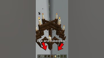 Minecraft 1.17 -  Dark Oak Chandelier Build