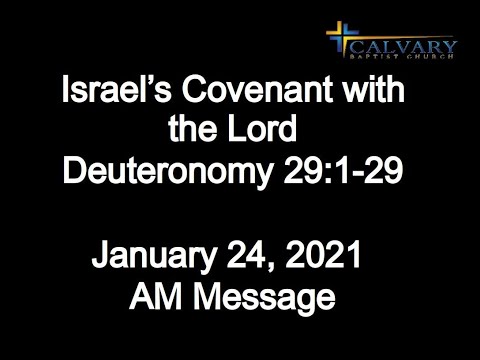 Israel's Covenant with the Lord