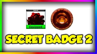 HOW TO GET "SECRET BADGE 2"  & HATRED ITEM IN SHOOT AND EAT NOOBS | ROBLOX