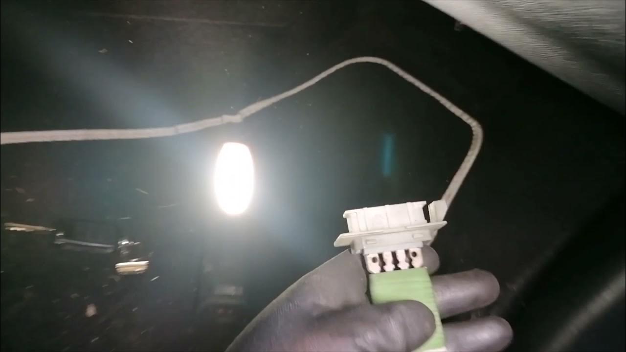 How to Remove Blower Fan Resistor Škoda Octavia YouTube