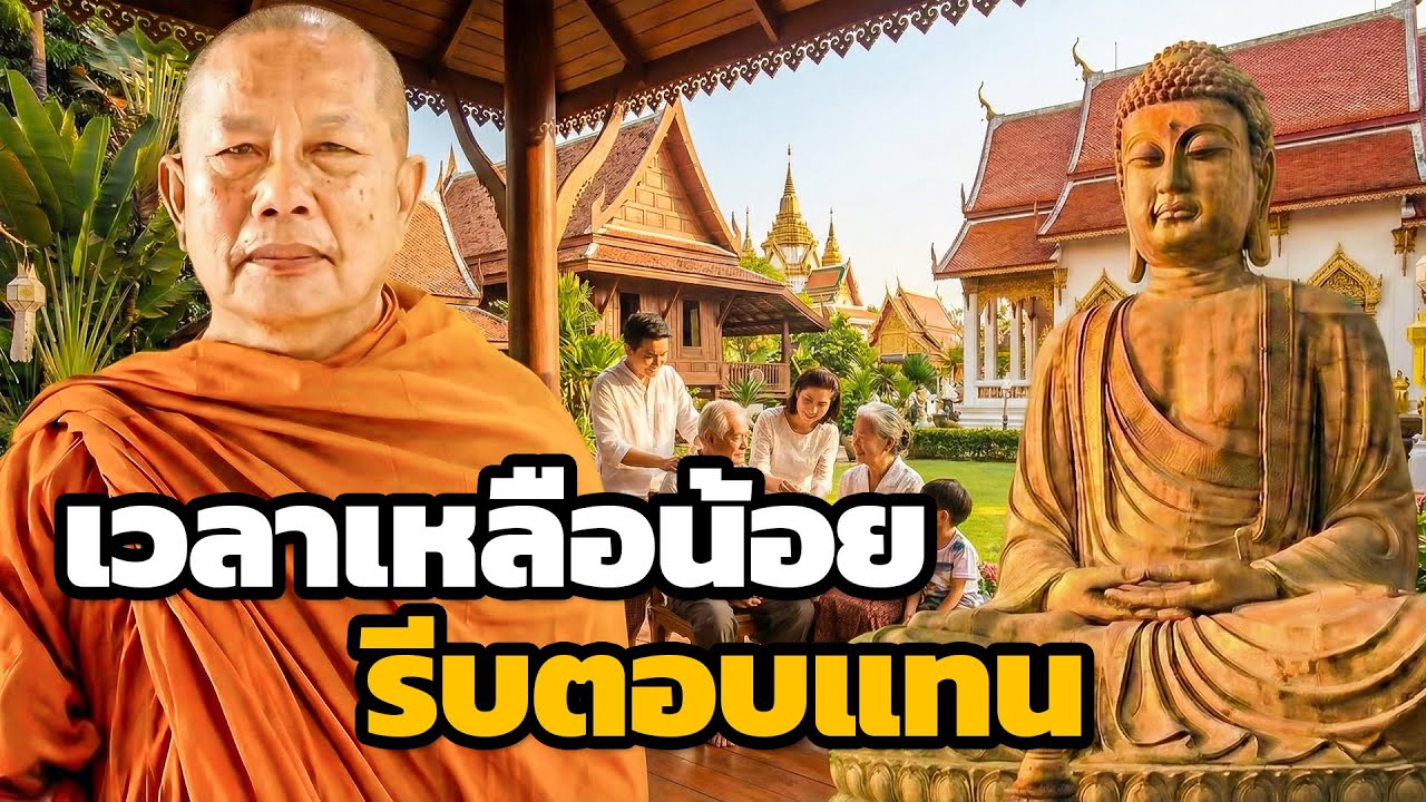 เวลาที่มีค่า..ธรรมะคลายทุกข์ พระมหาบุญช่วย ปัญญาวชิโร