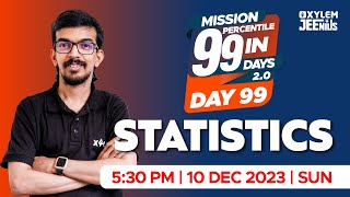 Statistics | Mission 99 2.0 - Day 99 | Xylem JEEnius