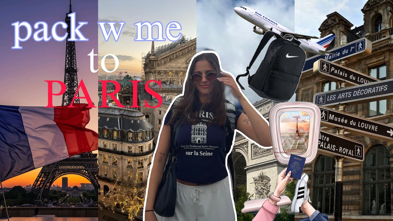 pack with me ~ balím si BATOH do Paříže
