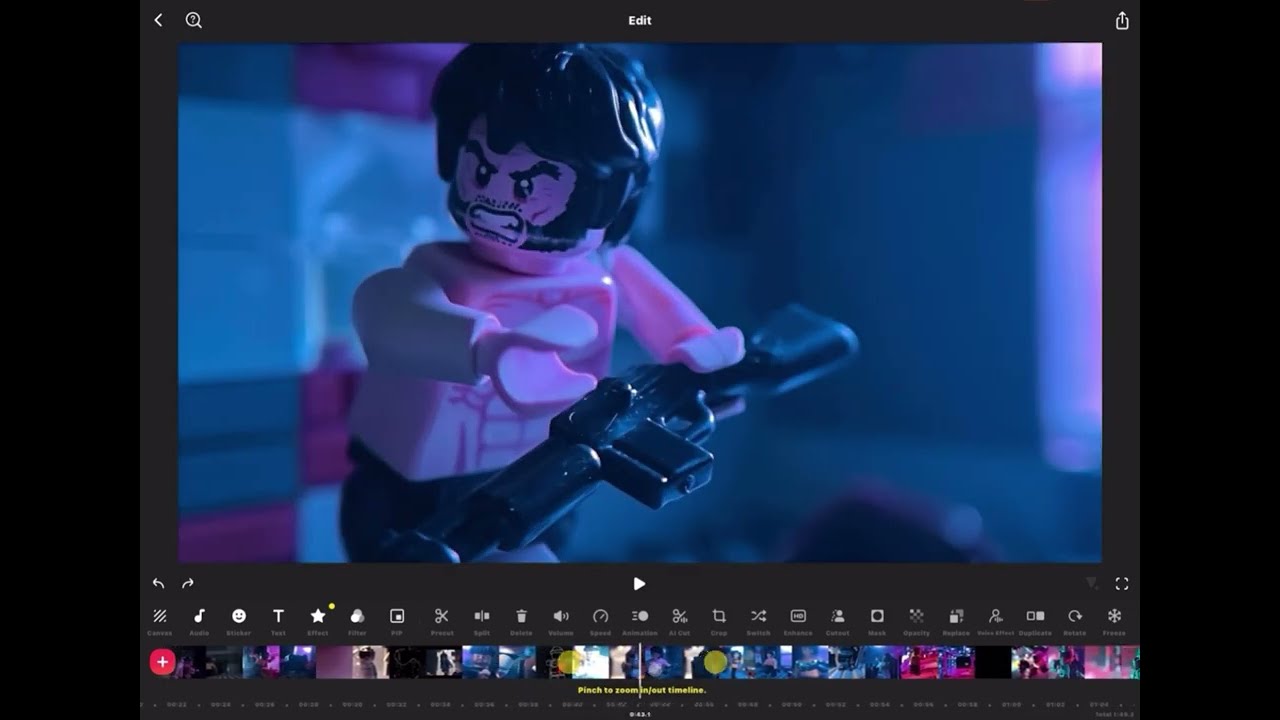 I made a CYBER PUNK animation with LEGO 