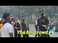 Girls reactions😍 in Lodhigarden with full Crowd😱