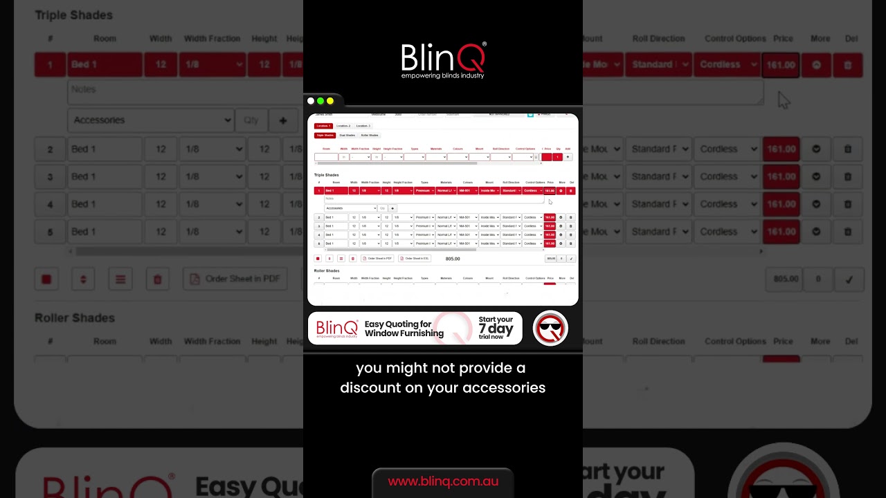 How to Add Notes & Accessories in BlinQ Software Line Items | BlinQ Tutorial