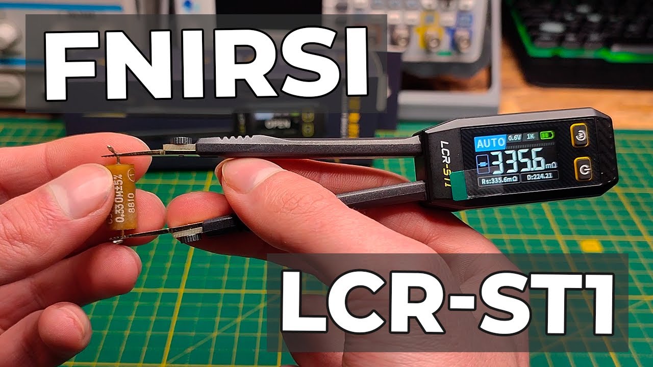 Первый пинцет от FNIRSI LCR-ST1 / Мультиметр в корпусе пинцета