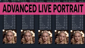 Advanced Live Portrait ComfyUI workflow