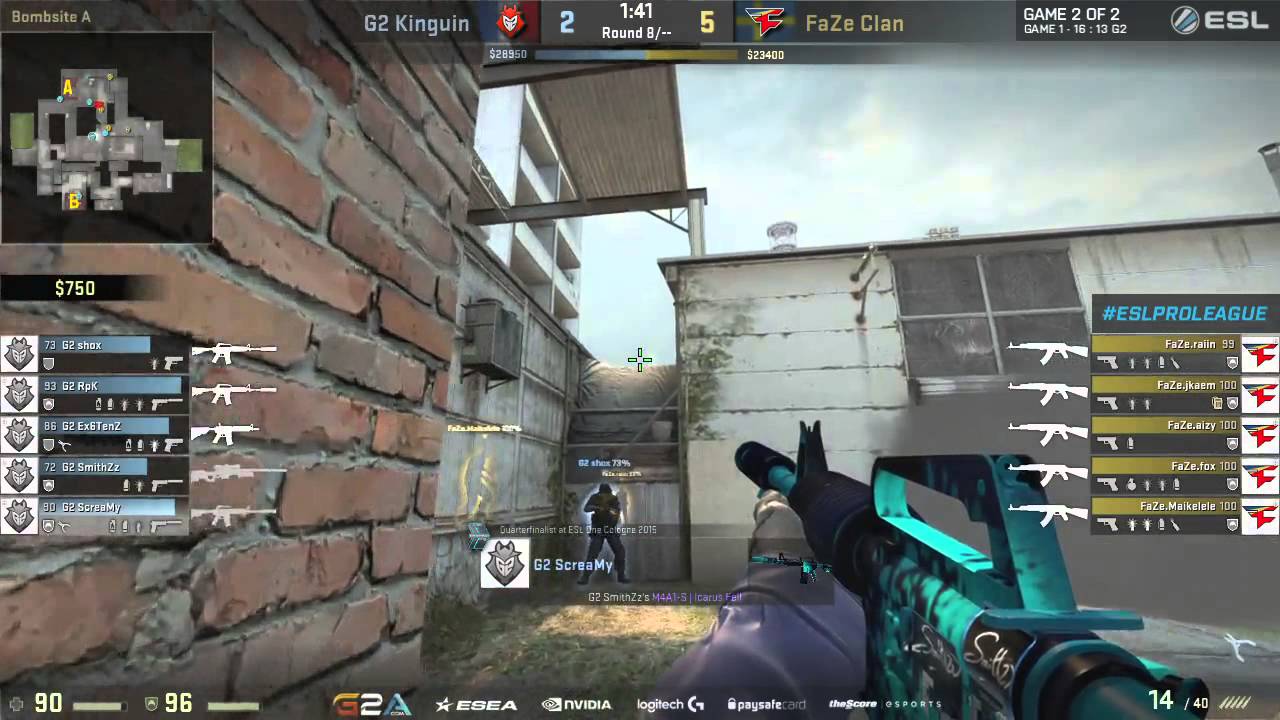 G2 Ex6Ten2 damages his whole team with grenade