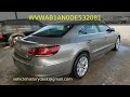 VOLKSWAGEN CC 2013 - WVWAB1AN0DE532081
