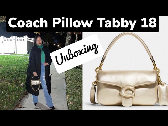 Coach Pillow Tabby Shoulder Bag 18 - UNBOXING and REVIEW and What fits! 