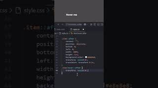 Underline Hover Effect  Pure CSS Tutorial In this video ll show you how to create a smooth #digital