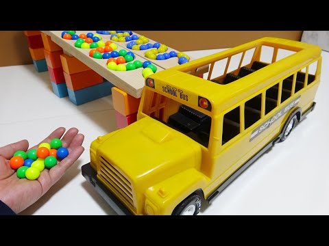 Marble Run Race ☆ HABA Double Slope & Track,Bus # 38