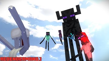 SCP-096 vs Ender Colossus | Minecraft Animation