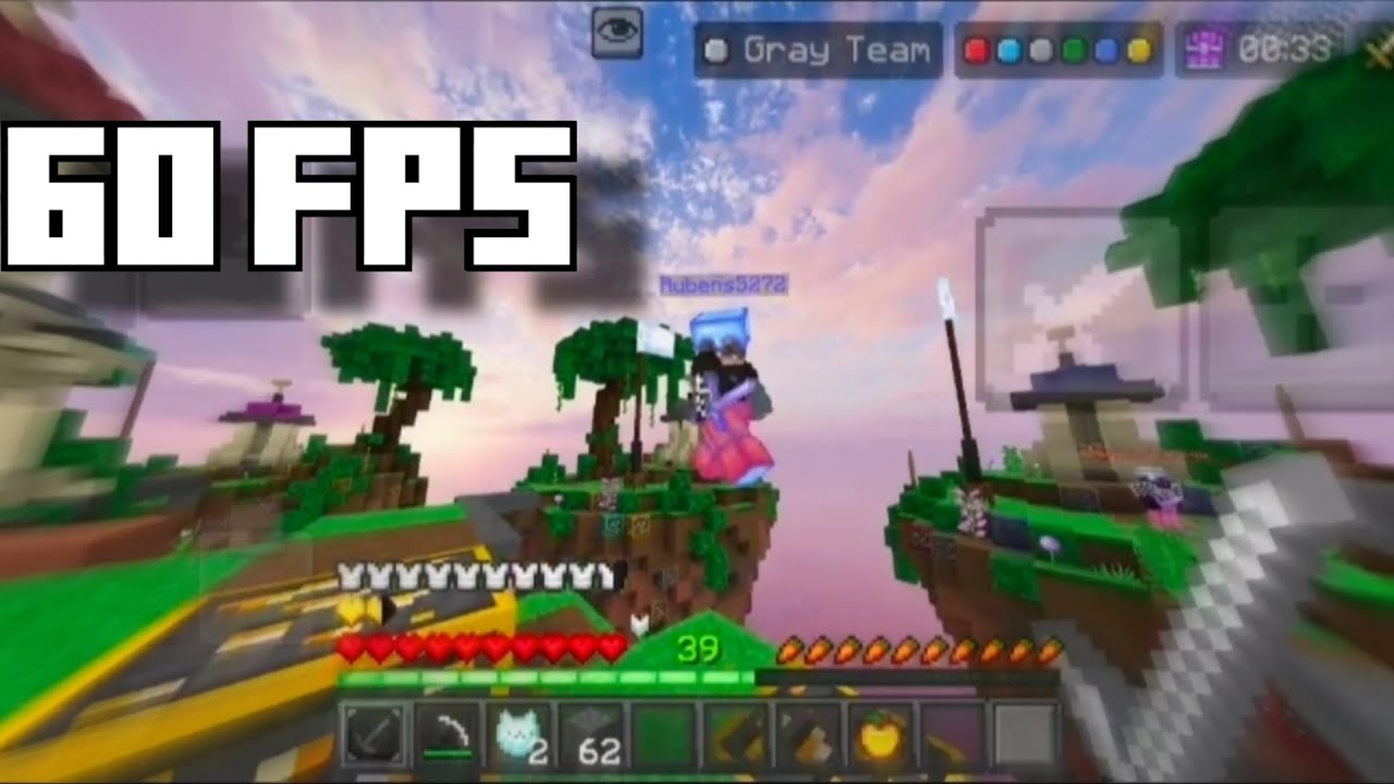 SKYWARS HIVE MCPE |60 FPS