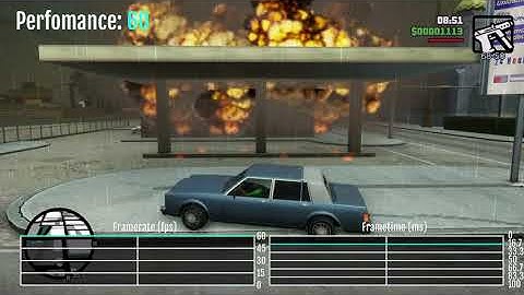 GTA San Andreas: The Definitive Edition - PS5 Patch / Update 1.05 Frame-Rate Test