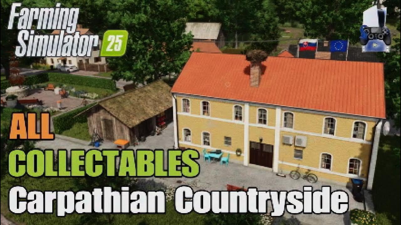 Collectables Carpathian Countryside | FS25 | Console | Earn extra money | All 100 Collectables