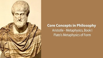 Aristotle, Metaphysics, bk. 1 | Plato