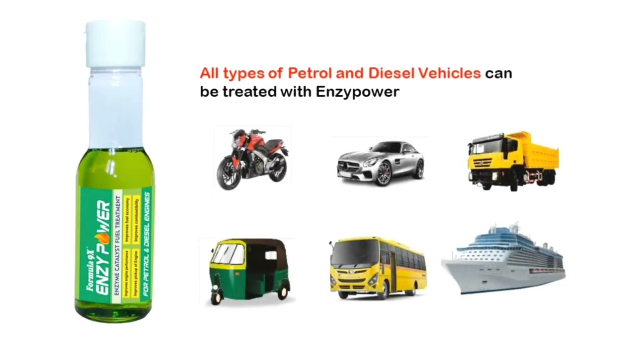 Formula 9x Enzypower Enzyme Catalyst Fuel Treatment for Petrol and Diesel Engines