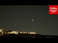 RAW VIDEO: Missile Launched From Iran Strikes Jerusalem
