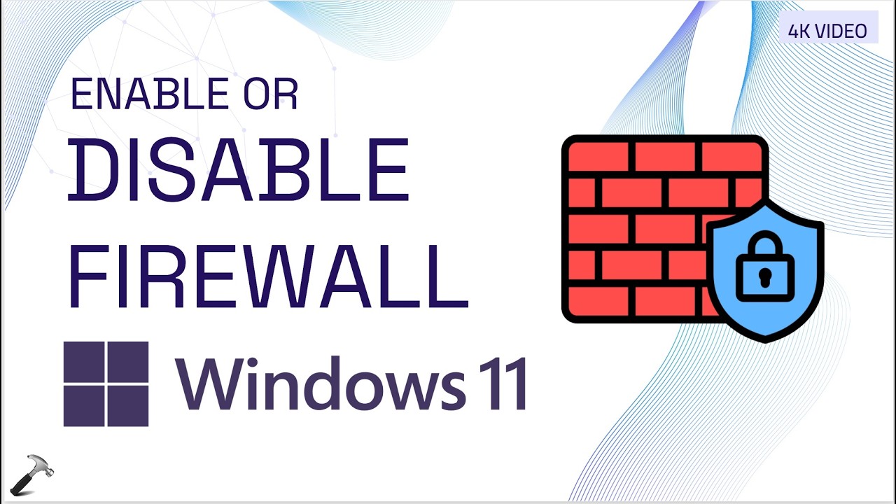 Enable or disable Firewall in Windows 11