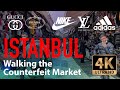 Walking Istanbul | Counterfeit Market at The Grand Bazaar | 4K 60FPS