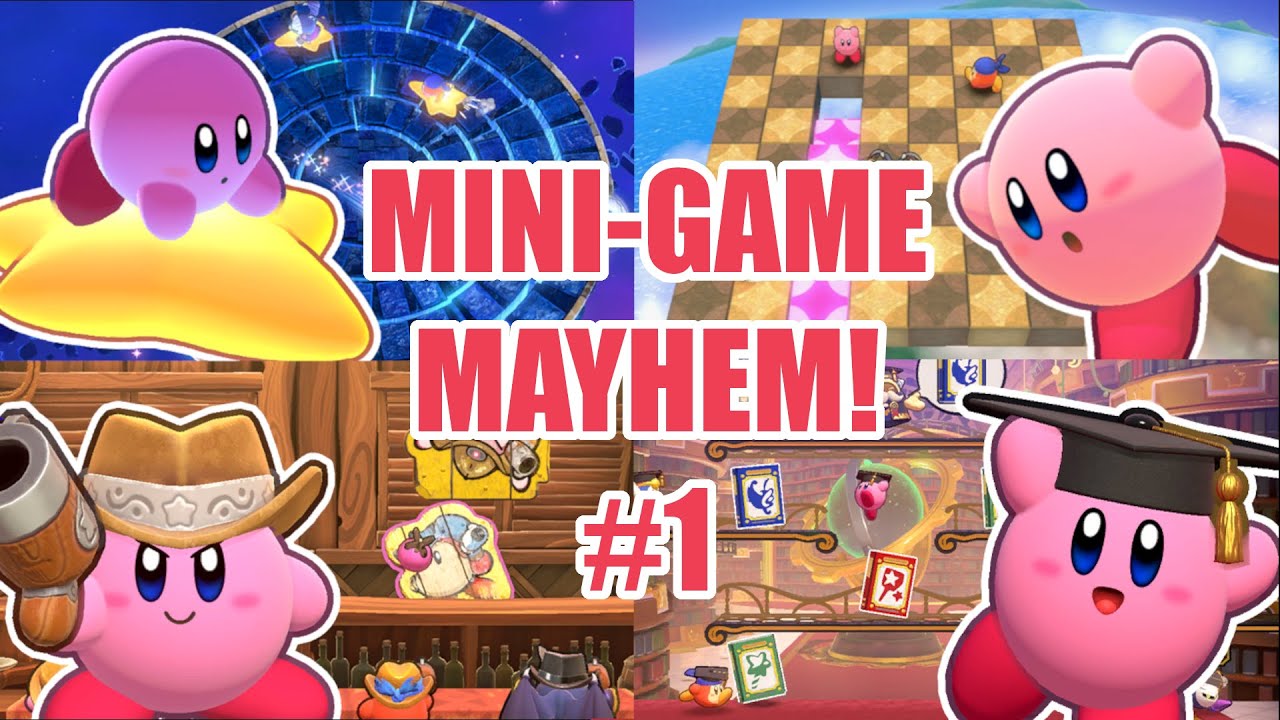 Mini Game Mayhem In Kirby Return To Dreamland Deluxe Youtube 