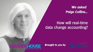 WHA with Paige Collins - How will real-time data change accounting?