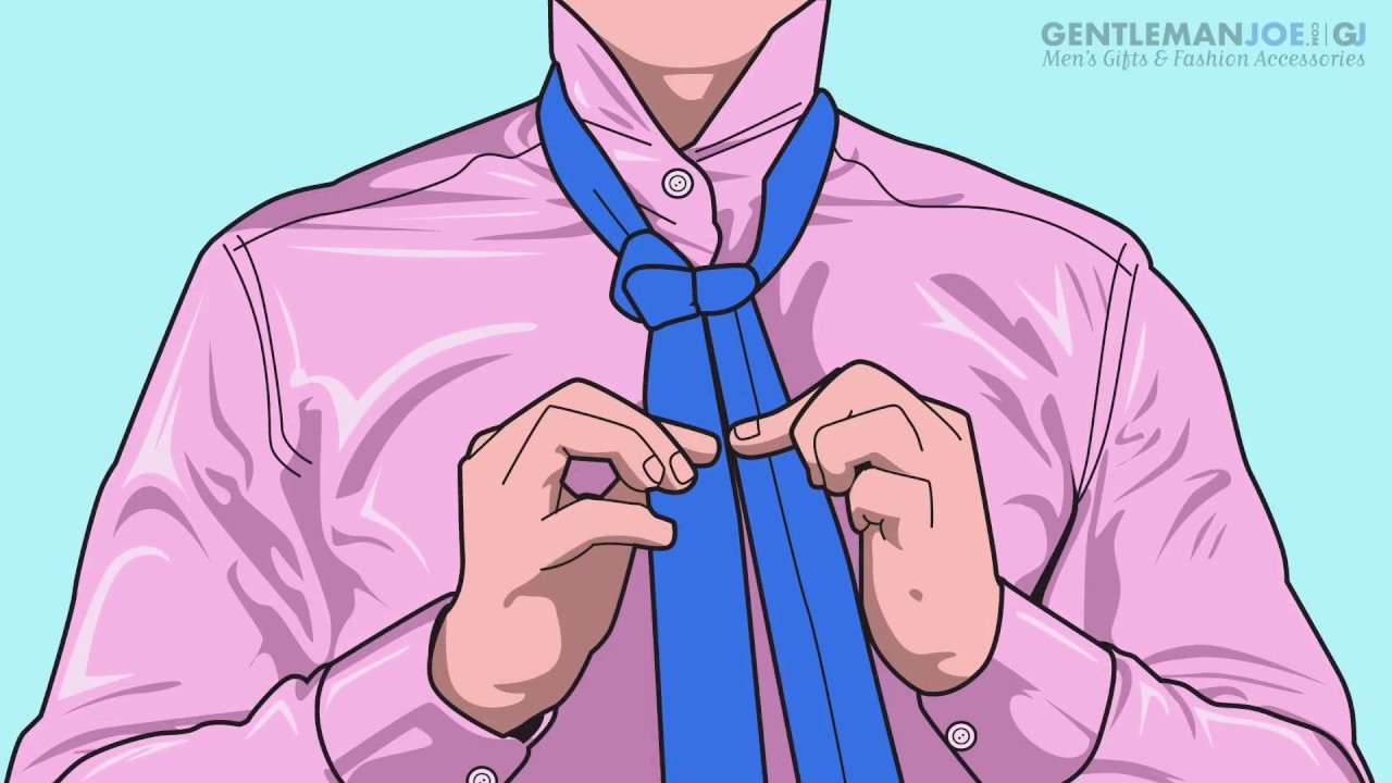 How to Tie a Full Windsor Tie Knot Gentlemanjoe.com - YouTube