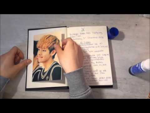 DIY BTS Notebook - YouTube