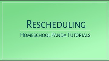 How do I reschedule assignments?