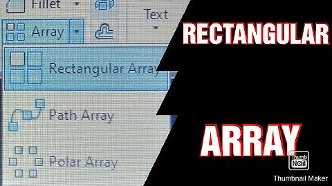 array command in AutoCAD 2017- part 1 - Rectangular array