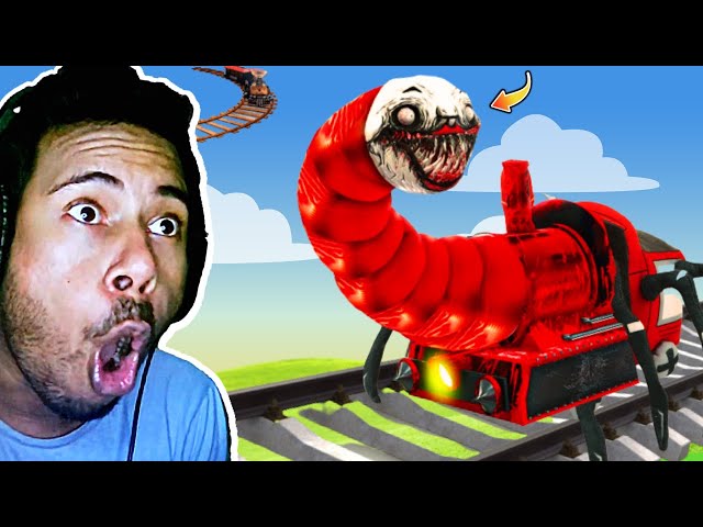 Roblox Scariest Train Ride vs Cart Ride Into Choo Choo Charles || Subroto Gaming class=