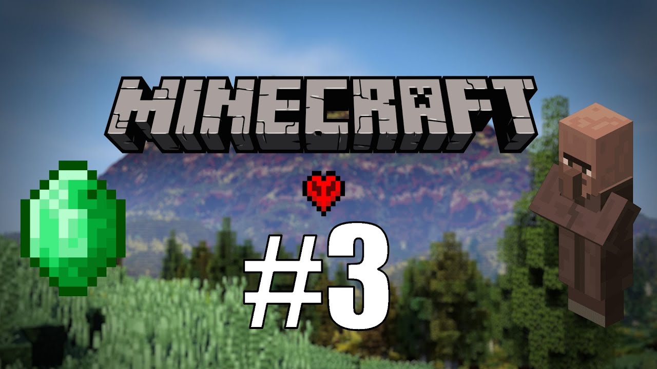 Майнкрафт Хардкор | #3 Прокачка жителей и опасность обморожения