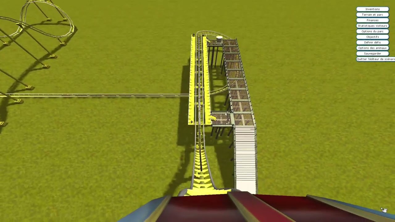 RCT3 seeek coaster