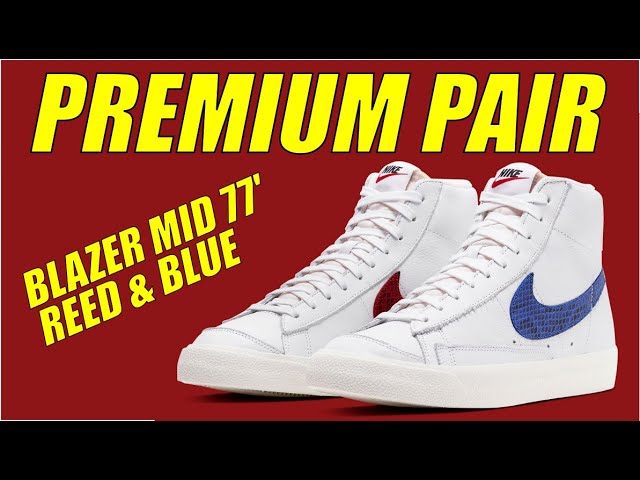 blazer mid red and blue