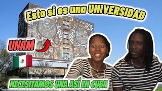 CUBANOS REACCIONAN a la UNAM LA MEJOR UNIVERSIDAD DE MÉXICO / QUEDAMOS IMPRESIONADOS CON TODO!