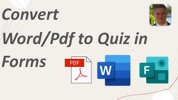 How to Convert Word/Pdf to Quiz in Microsoft Forms