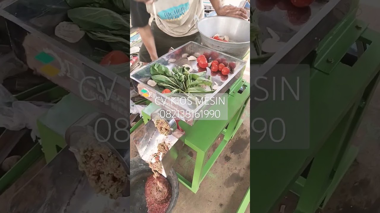 Mesin Giling Limbah Rumah Makan, Limbah Buah Dan Sayur