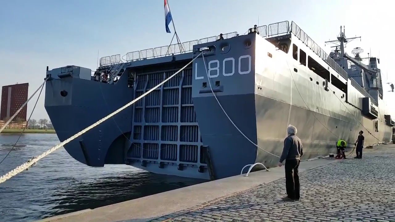 Zr. MS Rotterdam op 14 april 2016 in Rotterdam