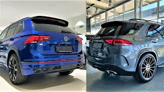 New Volkswagen TIGUAN 2023 vs New Mercedes GLE 2023 - Front seat interior comparison by Supergimm