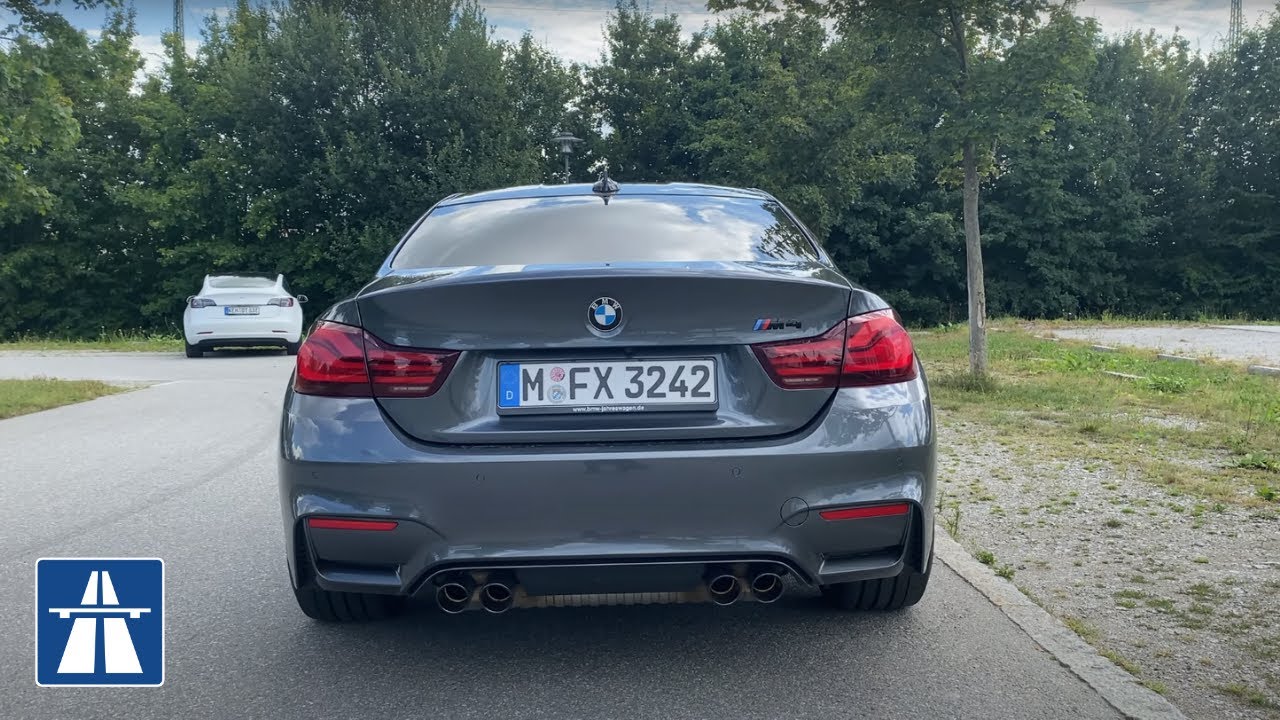 BMW M4 COMPETITION STOCK EXHAUST SOUND 450HP | AWESOME SOUND - YouTube