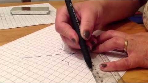 How to reflect an image across a diagonal mirror line.