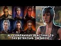 All Companions Reactions To Tav Betraying The Grove [Baldur's Gate 3]