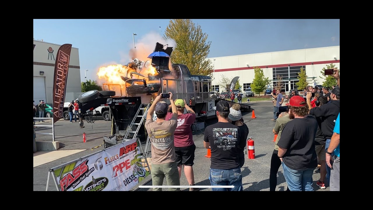 Industrial injections 3,000 HP EXPLOSION!! (Viral version)