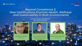 uHoo Webinar: Beyond Compliance 2: How Certifications Promote Health, Wellness and Sustainability