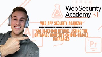 Web Security Academy: SQL injection attack, listing the database contents on non-Oracle databases