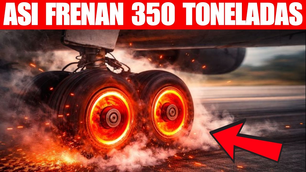 ¿Qué hace que los aviones puedan frenar de 250 km/h sin chocar?